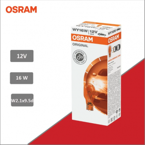 Лампа 12V WY16W W2.1x9.5d желтая OSRAM 921NA OSRAM