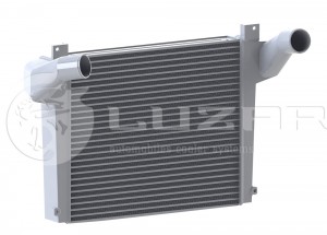 Охладитель КамАЗ-4308, 43253, 43255 дв.CUMMINS EQB-180.20 алюминиевый LUZAR LRIC0708 LUZAR