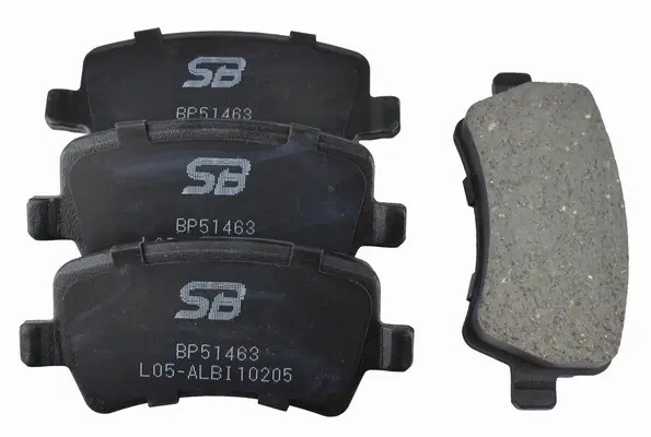 Колодки тормозные задние (FORD GALAXY/S-MAX/ VOLVO S80/V70/XC60/XC70 07-) BP5146 BP51463 SB NAGAMOCHI