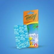 ароматизатор! TENSY (TA-13) подвесной, картон 'Кристальный лед'\ TA13 TENSY