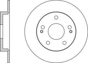 Диск тормозной HYUNDAI i30/KIA CEED 12- RN1563 RN1563 NIBK