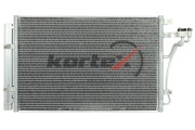 Радиатор кондиционера с ресивером  Kia Soul II (14-) 1.6i/2.0i (LRAC 0819) KRD21 KRD2172 KORTEX