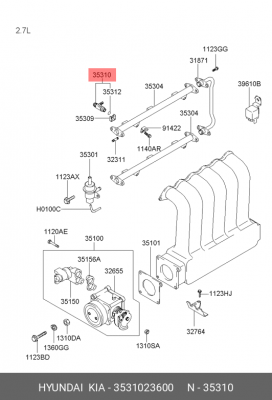 HYUNDAI COUPE (GK)/TUCSON 3531023600 HYUNDAI KIA