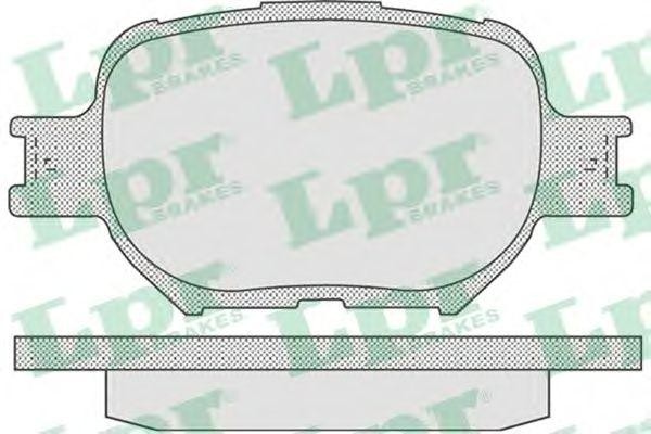 Комплект тормозных колодок 05P837 05P837 LPR