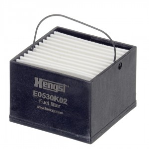 Фильтр топливный грубой очистки 76x76x54, L2000+L2000 Evolution (94-), LE (00-07 E0530K02 HENGST
