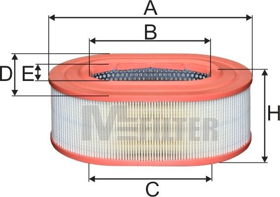 фильтр воздушный !\CATERPILLAR, HATZ A8069 MFILTER AUTOMOTIVE FILTERS