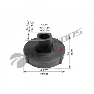 подушка двигателя! (мр) задняя нижняя левая/правая DD FRL 360053 MANSONS