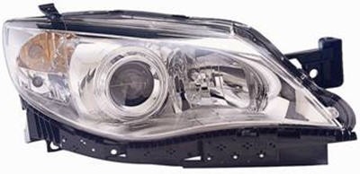 фара правая! линзованная под корректор, внутри хром.\ Subaru Impreza 08-10 2201115RLDEM1 DEPO