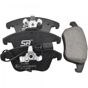 Колодки тормозные передние AUDI A4/A4 ALLROAD/A5 1.8-3.2 07- BP42398W BP42398W SB NAGAMOCHI
