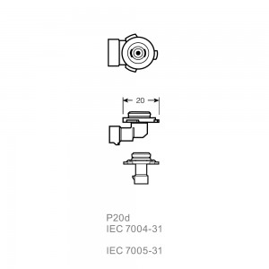 Лампа галогенная НB3 12V 60W "Маяк" Original Pro (P20d) 09005 MAYAK