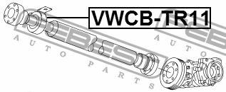 VW TRANSPORTER T6 (2015>) VWCB-TR11 FEBEST
