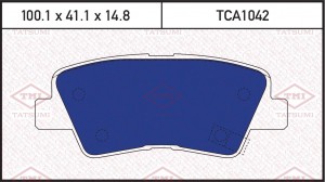 HYUNDAI SOLARIS (2010>)/CEED (2012>) БЕЗ ОТВЕРСТИЙ ПОД ПРУЖИНЫ TCA1042 TATSUMI