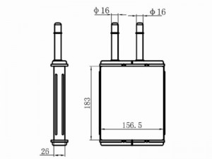 Радиатор отопителя салона MAZDA FAMILIA/323/ASTINA BJ# 98-04 ST-MZV6-395-0 STMZV63950 SAT