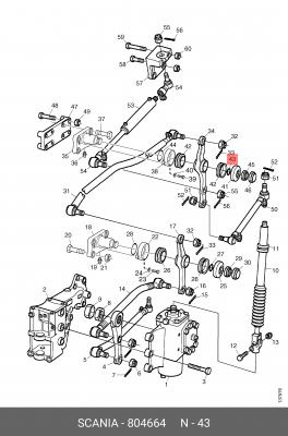 Кольцо 804664 SCANIA