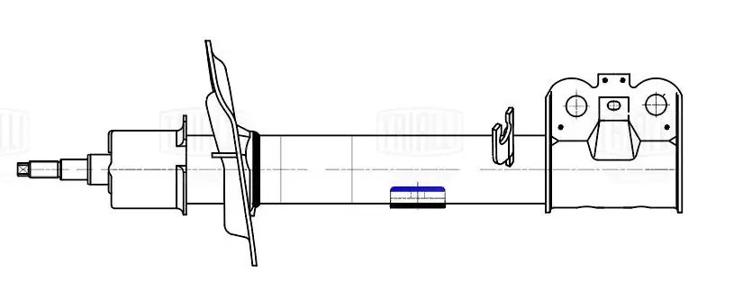 Амортизатор (стойка) передняя левая AG 30167 TRIALLI