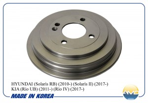 Барабан тормозной HYUNDAI Solaris RB, 2010-, Solaris II, 2017-, KIA Rio UB, 2011 AMD.BD263 AMD