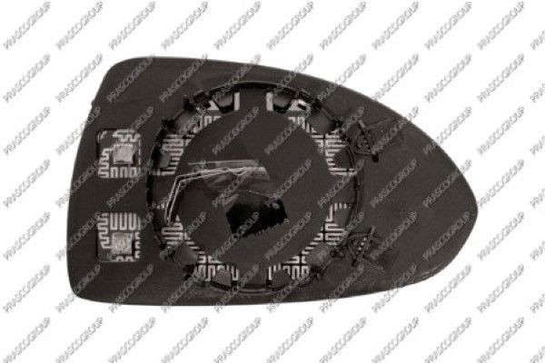 стекло зеркала лев. с подогр. выпукл.!\ Opel Corsa D 06-11 OP0347534 PRASCO GROUP