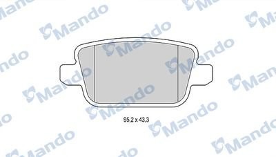 FORD GALAXY/MONDEO IV /S-MAX02006> Focus RS /без электронного стояночного тормоз MBF015232 MANDO