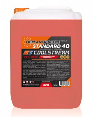 Антифриз CoolStream Standart G12+ -40 С красный 20 кг CS-010204-RD COOLSTREAM