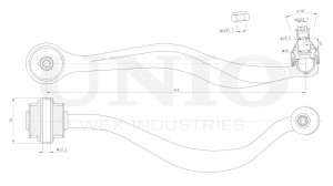 Рычаг подвески поперечный передний нижний правый SSP-40024 UNIO