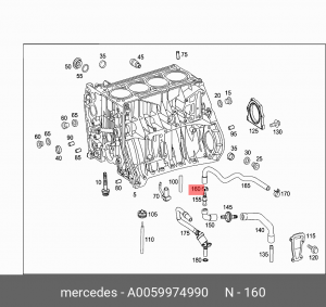 ХОМУТ A 005 997 49 90 MERCEDES BENZ