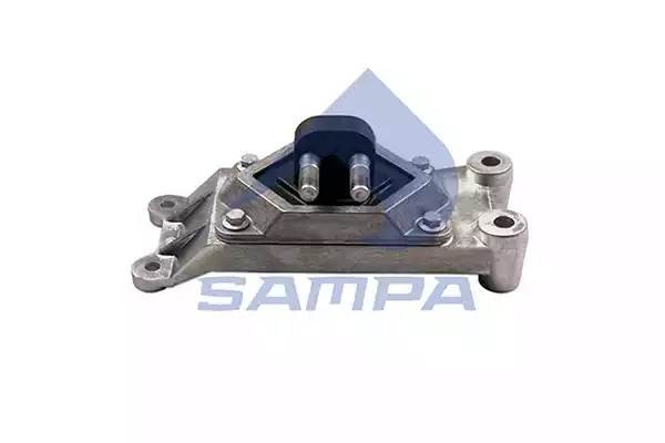 подушка двигателя! (мр) задняя правая 132x369x130 RVI Magnum 080070 SAMPA