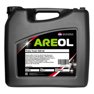 AREOL Trans Truck 10W40 (20L) масло моторное! полусин ACEA A3/B4,E7,API CI-4, MB 10W40AR004 AREOL