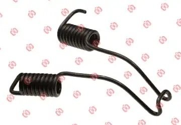 пружина возвратная !0339733060 дополнительная V-образн. с крючком 124x19x3.6 BPW 800351 ONYARBI