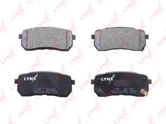 Колодки тормозные задние подходит для HYUNDAI H-1 2.5D 97 / Starex 2.5D 97-04 /  BD-3626 LYNXAUTO