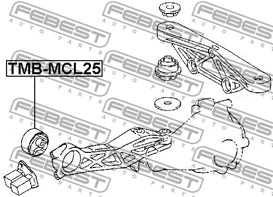 Опора дифференциала TMB-MCL25 TMB-MCL25 FEBEST