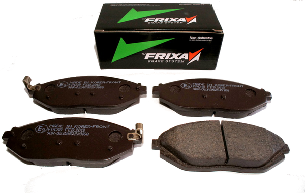 Колодки тормозные CHEVROLET Spark (10-) передние (4шт.) FRIXA FPD18 FRIXA
