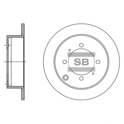 Диск тормозной Mitsubishi Galant 2.0-2.5D 91-04 SD1138 SD1138 SANGSIN