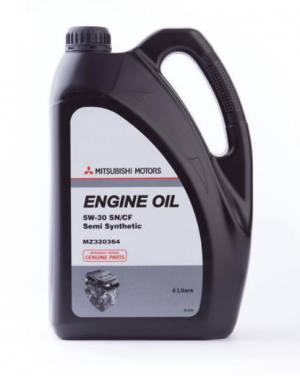 MITSUBISHI GENUINE OIL SEMI-SYNTHETIC 5W30 4Л API SN/CF MZ320364 MITSUBISHI