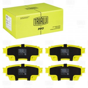 Колодки тормозные дисковые задние керамические PRO т/с Advics PF4307CR TRIALLI