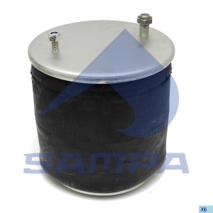Пневморессора со стаканом (металл) 1 шп.+штуц. / 6 отв.BPW 30K; M18x1.5 SP554940K SAMPA