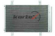 Радиатор кондиционера с ресивером  Suzuki Swift (05-) (LRAC 2462) KRD2196 KRD2196 KORTEX