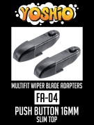 Адаптер щетки стеклоочистителя PUSH BUTTON 16 мм комплект (2шт.) YOSHIO FA04 YOSHIO