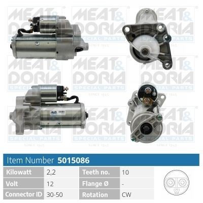 Стартер NISSAN Movano RENAULT Master MEAT&DORIA 5015086 MEAT DORIA