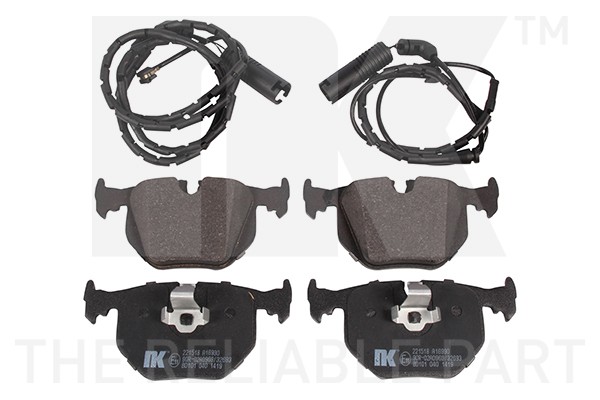 колодки дисковые з.!2 датчика в компл.\ BMW E38/E46 2.8-5.0/2.5TD/4.0/D 95> 221518 NK