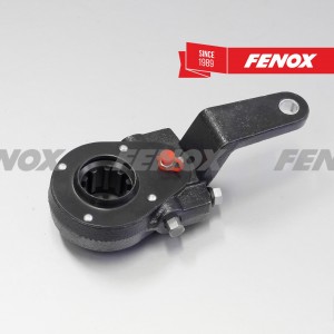 рычаг тормоза регулировочный !изогнутый, правый. 10 зубьев. 13т, ручной \КАМАЗ SLA10383 FENOX