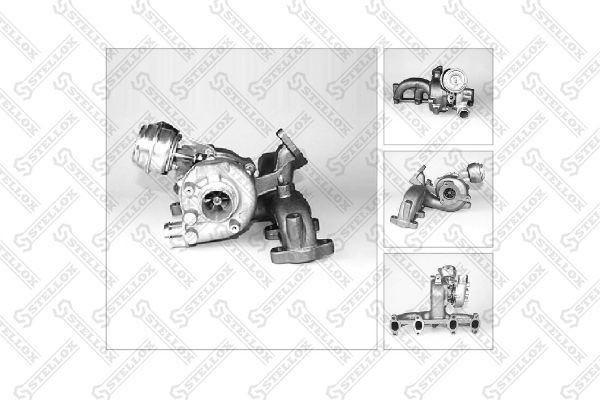 турбокомпрессор! Audi A3, VW Golf IV 1.9TDI 02 1080303SX 10-80303-SX STELLOX
