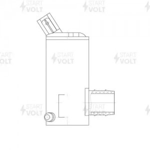 Насос омывателя для а/м Lifan Breez (06-)/Smily (08-) (без задн. омыв.) (SWP 300 SWP 3008 START VOLT