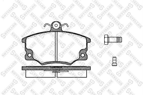 146 04=FDB370 !колодки дисковые п.\ Fiat Tempra 1.4i-1.9D/TD 89-96 157-004-SX STELLOX