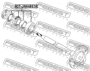 Подшипник ступицы SUZUKI Jimny (98-) задней комплект FEBEST KIT-JIMABS38 FEBEST