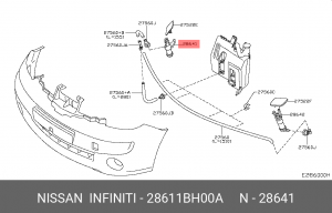 НАКОНЕЧНИК ОМЫВАТЕЛЯ 28611-BH00A 28611-BH00A NISSAN