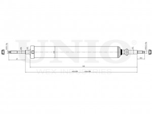 Амортизатор газовый задней подвески SAB-10759 UNIO