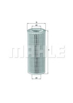 Фильтр масляный VW Touareg AUDI A4,A6,A8,Q5,Q7 (2.8/3.0/3.2 FSI/TFSI) MAHLE OX381D MAHLE KNECHT