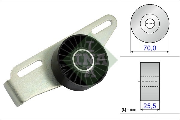 ролик натяжной!\ Renault Laguna/Megane/Clio 1.4/1.6 16V 97> 531086810 INA