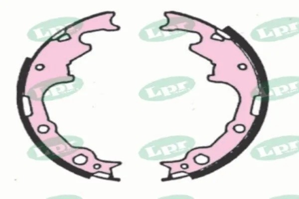 Колодки тормозные JEEP Cherokee (87-01) задние барабанные (4шт.) LPR 07240 LPR