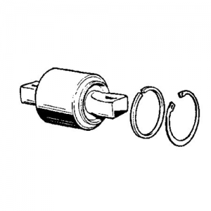 р/к тяги реактивной X-обр.! с/блок d85x130x25 +стопор\ MAN TGA/TGS 972556 EMMERRE